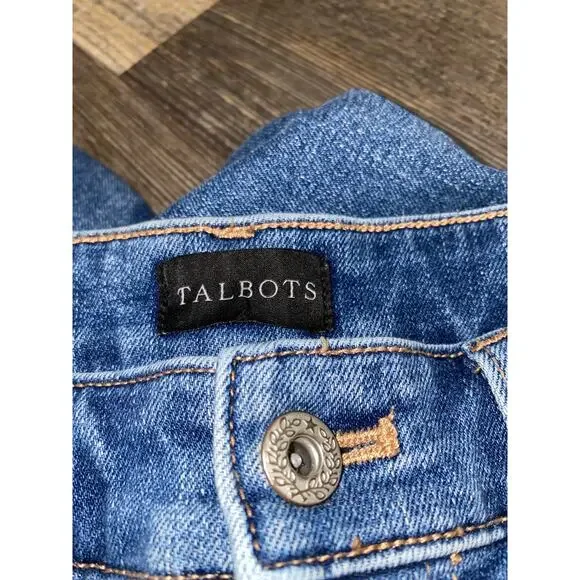 Talbots Wide Leg Crop Jean Size 4 - Picture 6 of 10
